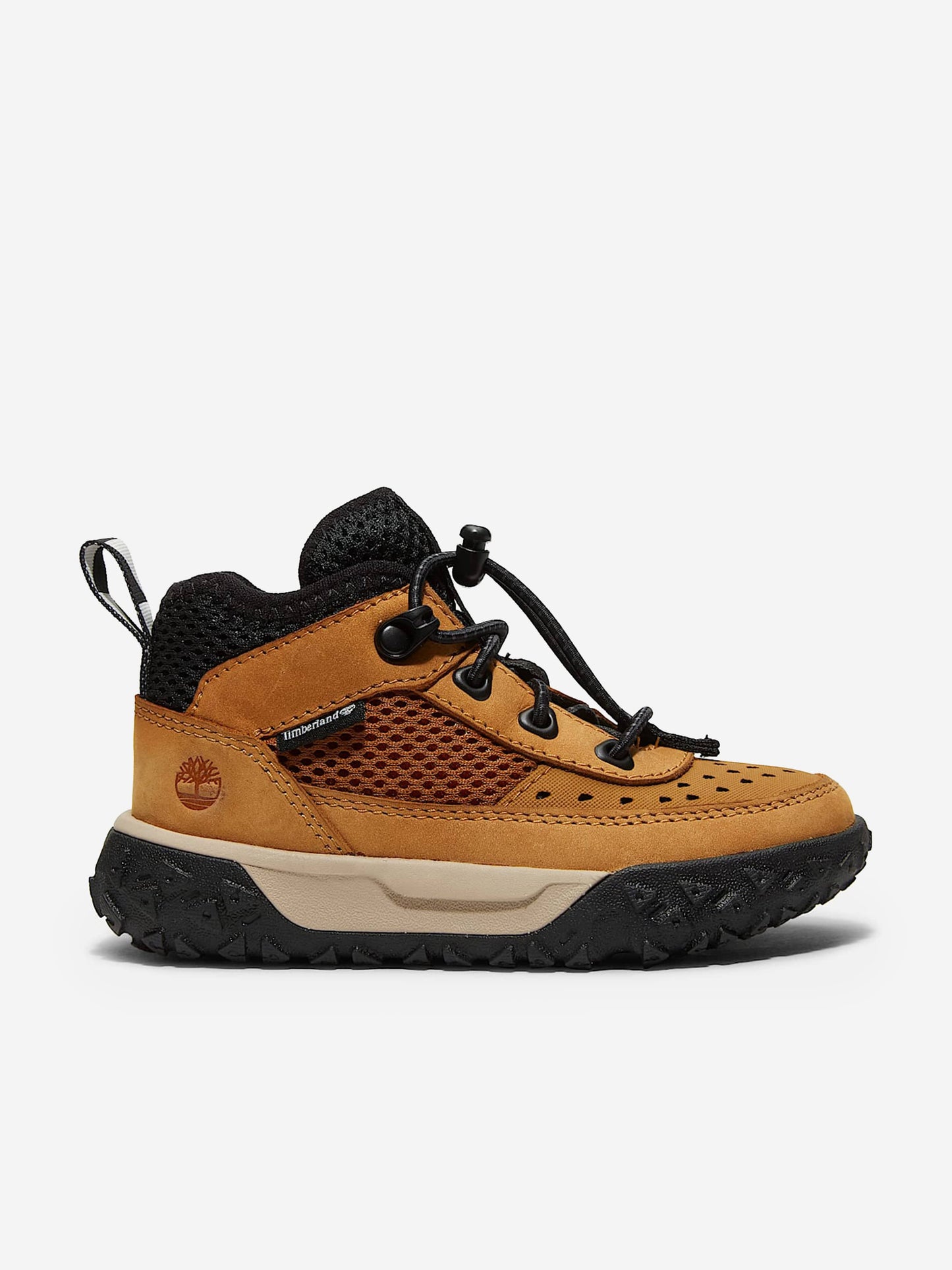 Timberland Boys Greenstride Motion 6-Mid Lace Up Trainers in Wheat