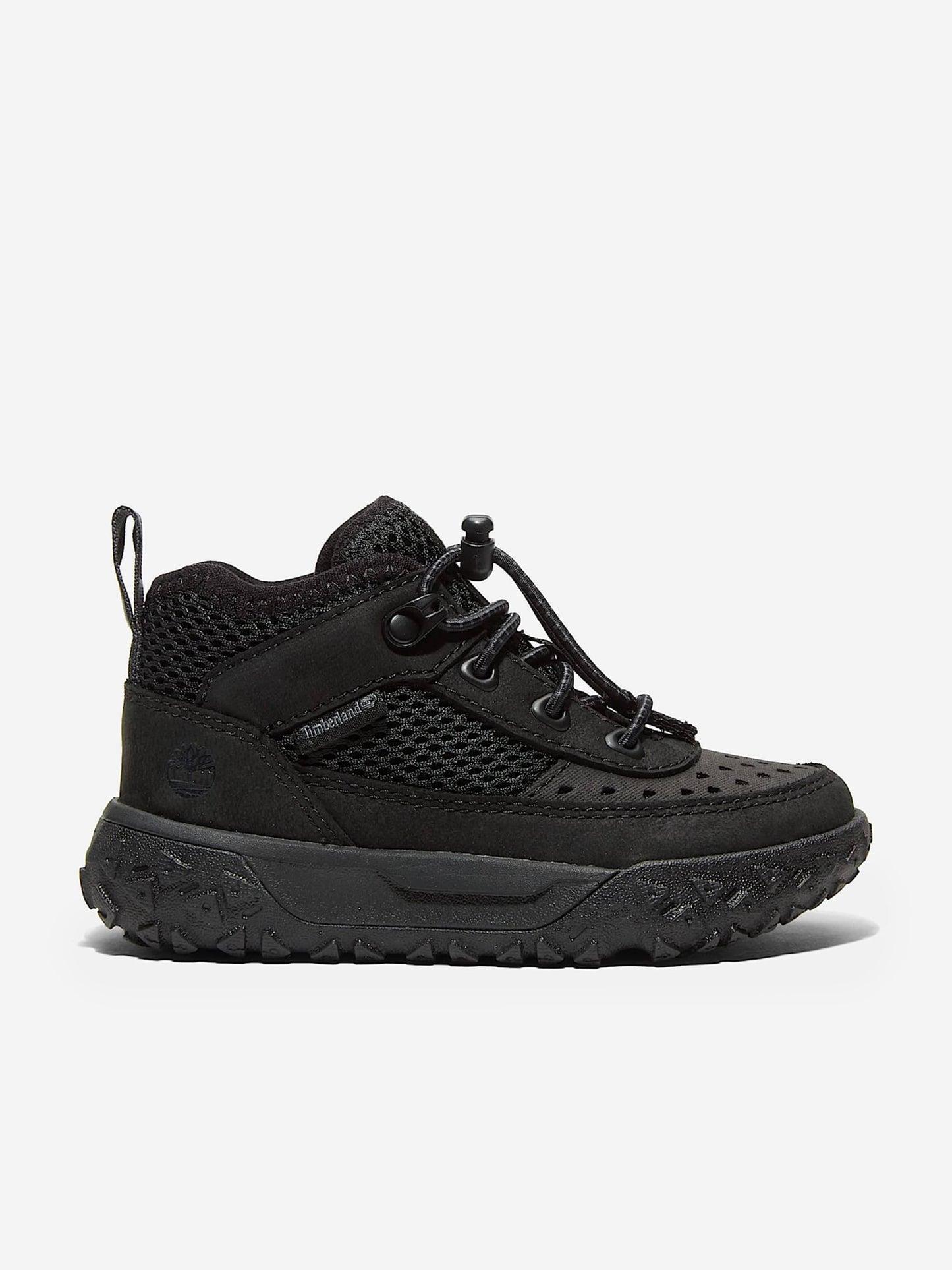 Timberland Boys Greenstride Motion 6-Mid Lace Up Trainers in Black