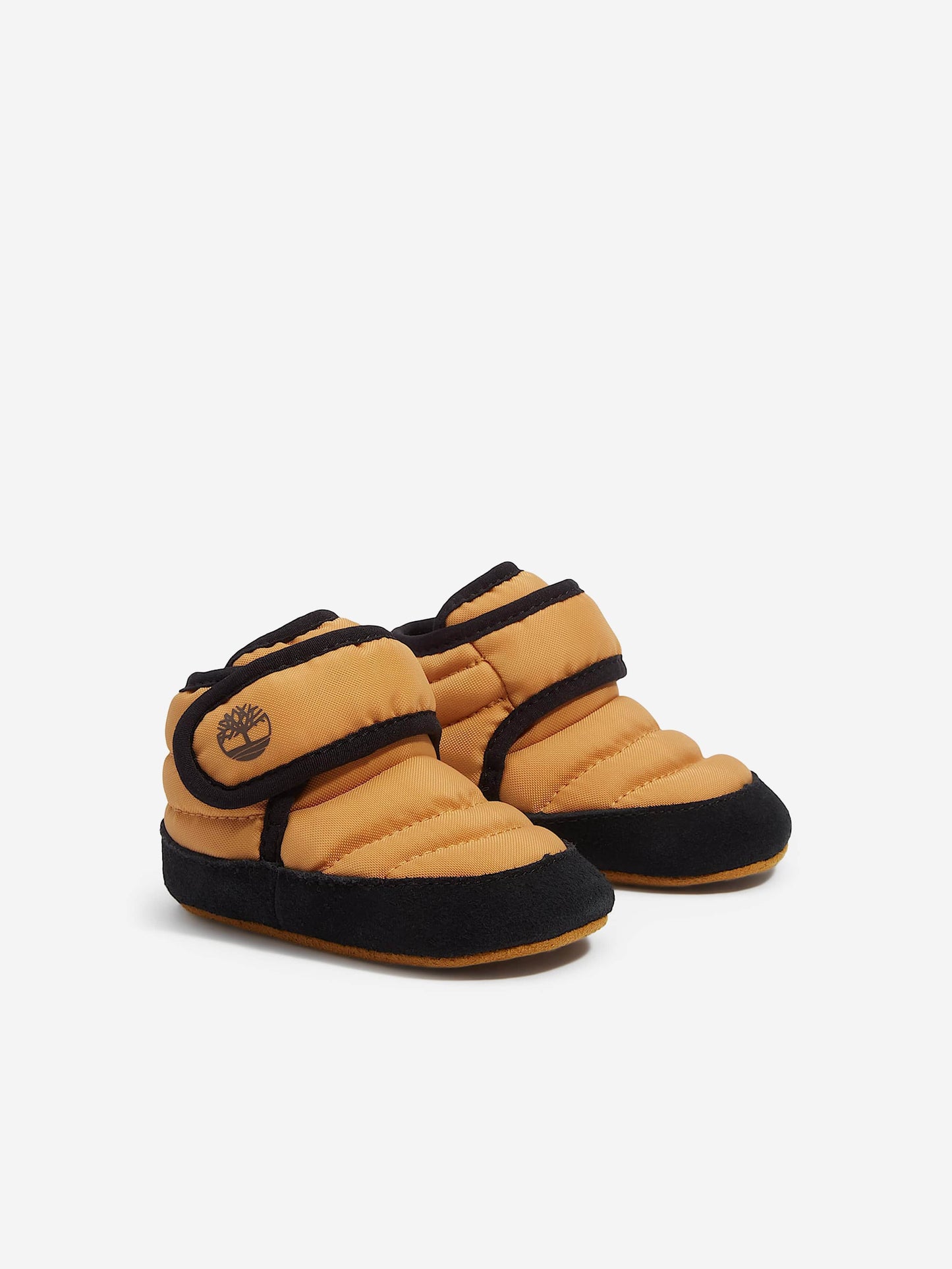 Timberland Baby Crib Mid Hook and Loop Ripstop Booties in Wheat