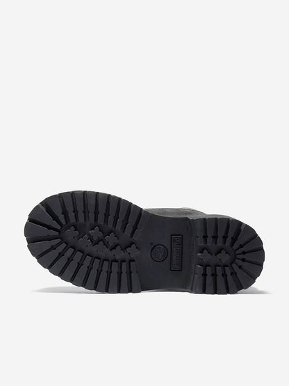 Timberland Kids Premium 6 Inch Lace Up Waterproof Boots in Black