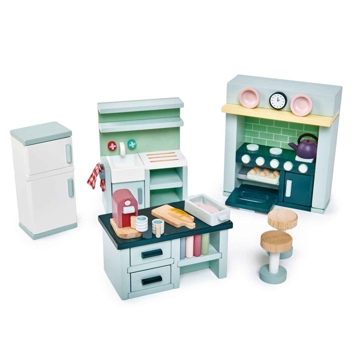 Mobilier de cuisine pour maison de poupée