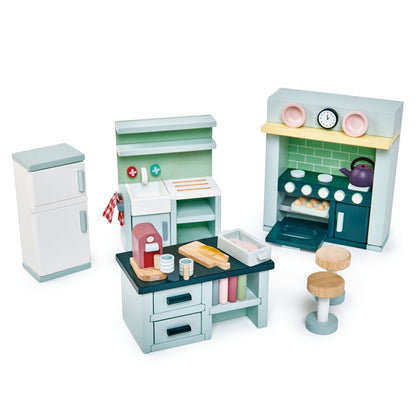 Mobilier de cuisine pour maison de poupée