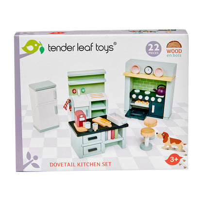 Mobilier de cuisine pour maison de poupée