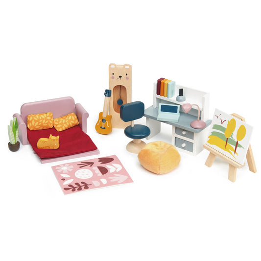 Mobilier de bureau pour maison de poupée