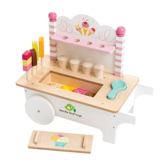 Chariot de crème glacée
