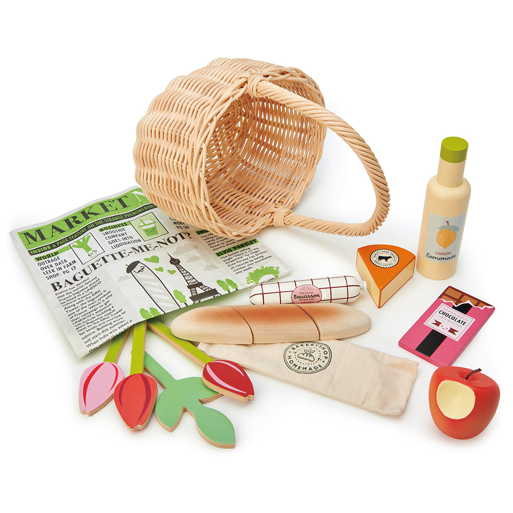 Panier à provisions en osier 