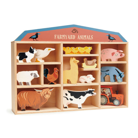 Ensemble de 13 animaux de la ferme