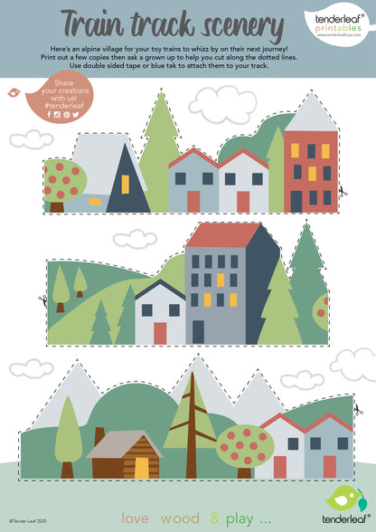 Wild Pines Train Set