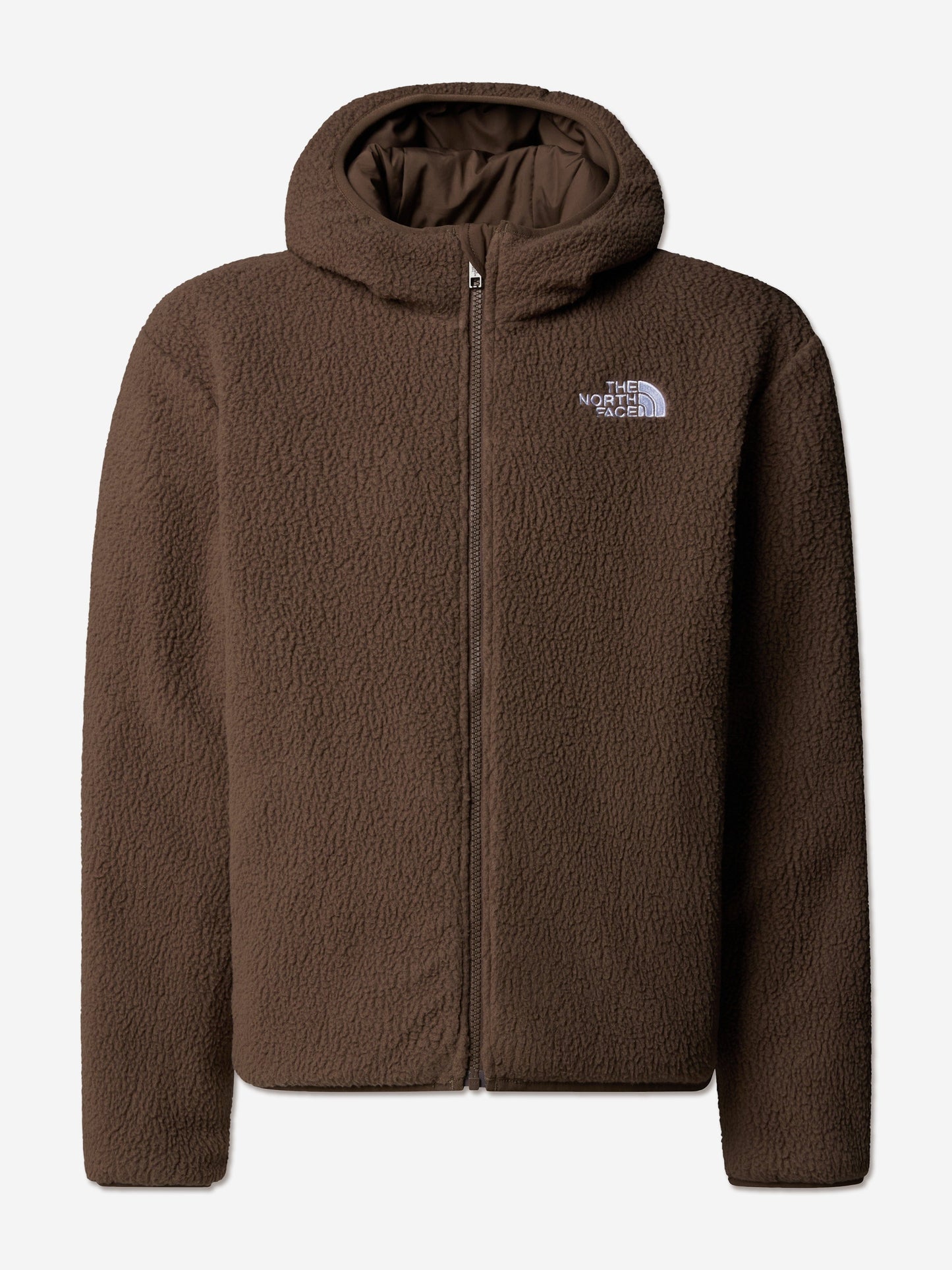 The North Face Boys Reversible Shasta Hooded Jacket in Brown