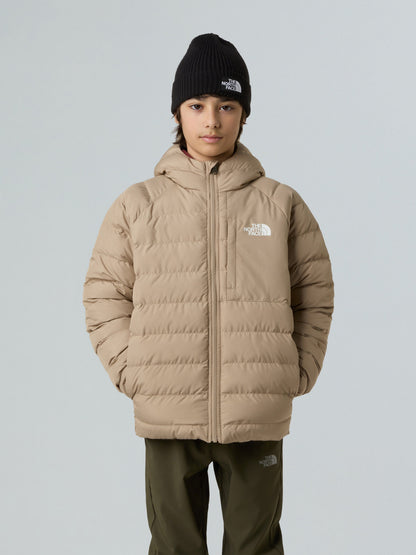 The North Face Boys Reversible Perrito Hooded Jacket in Brown