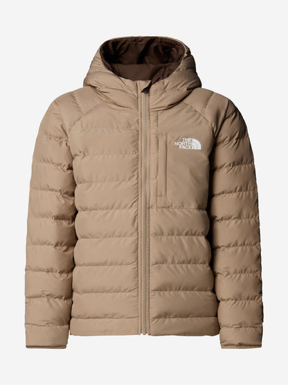 The North Face Boys Reversible Perrito Hooded Jacket in Brown