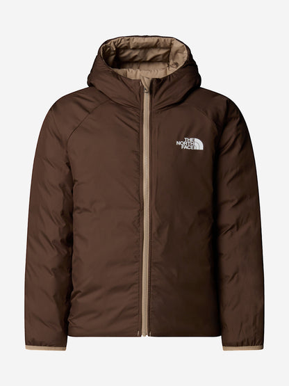 The North Face Boys Reversible Perrito Hooded Jacket in Brown