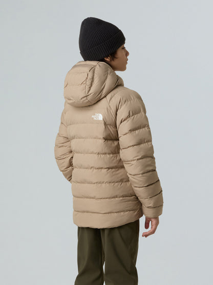 The North Face Boys Reversible Perrito Hooded Jacket in Brown