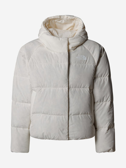 The North Face Girls North Down Hooded Jacket in White