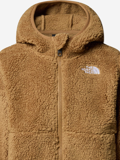 The North Face Kids Campshire Full Zip Hoodie in Brown