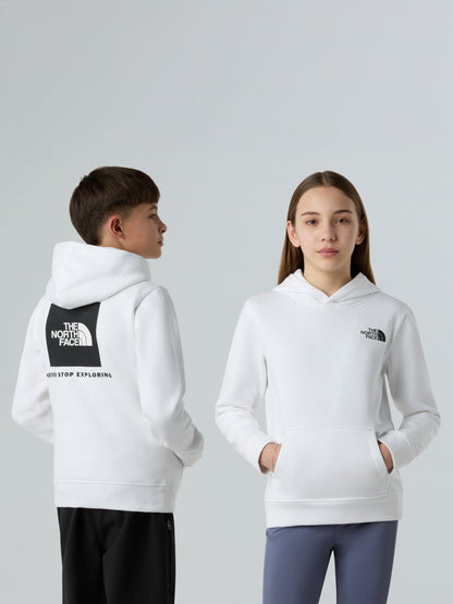 The North Face Kids Box NSE Regular Hoodie in White