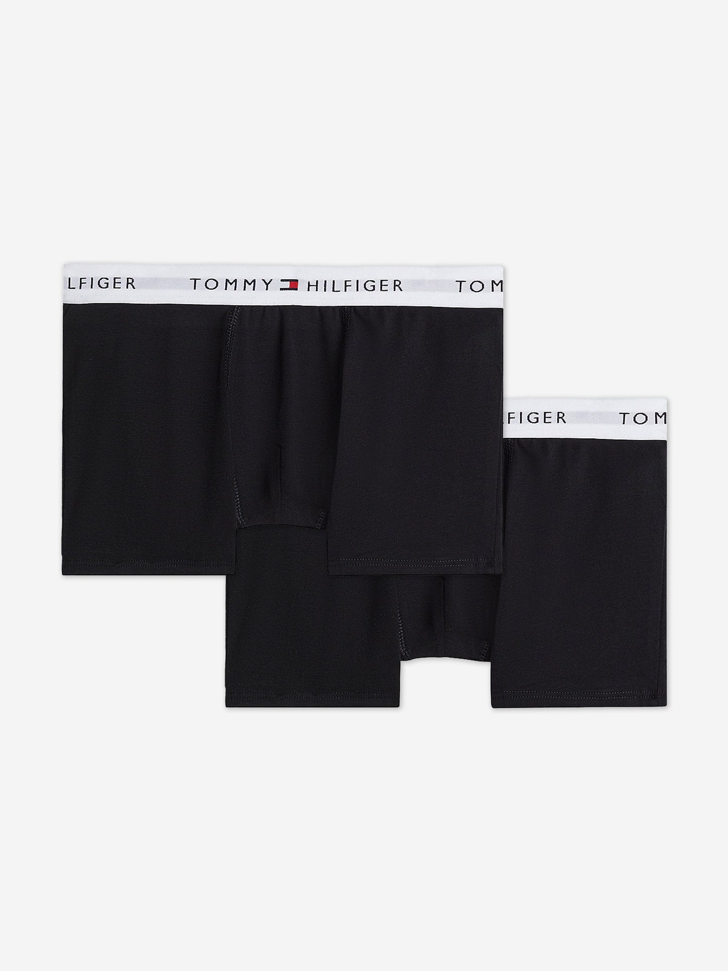Tommy Hilfiger Boys 2 Pack Boxer Shorts Set in Black