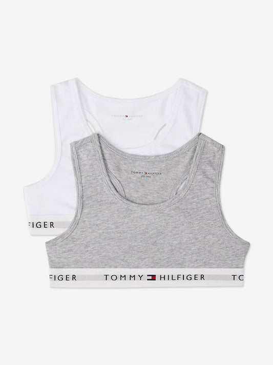 Tommy Hilfiger Girls 2 Pack Bralette Set in Multicolour