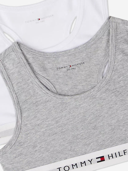 Tommy Hilfiger Girls 2 Pack Bralette Set in Multicolour