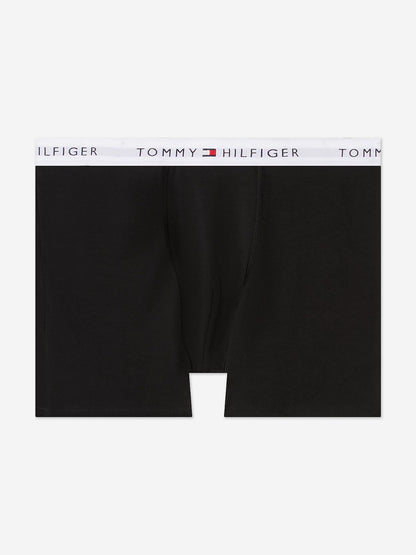 Tommy Hilfiger Boys 2 Pack Boxer Shorts Set in Black