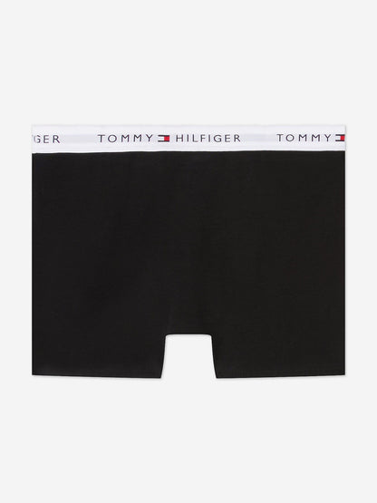 Tommy Hilfiger Boys 2 Pack Boxer Shorts Set in Black