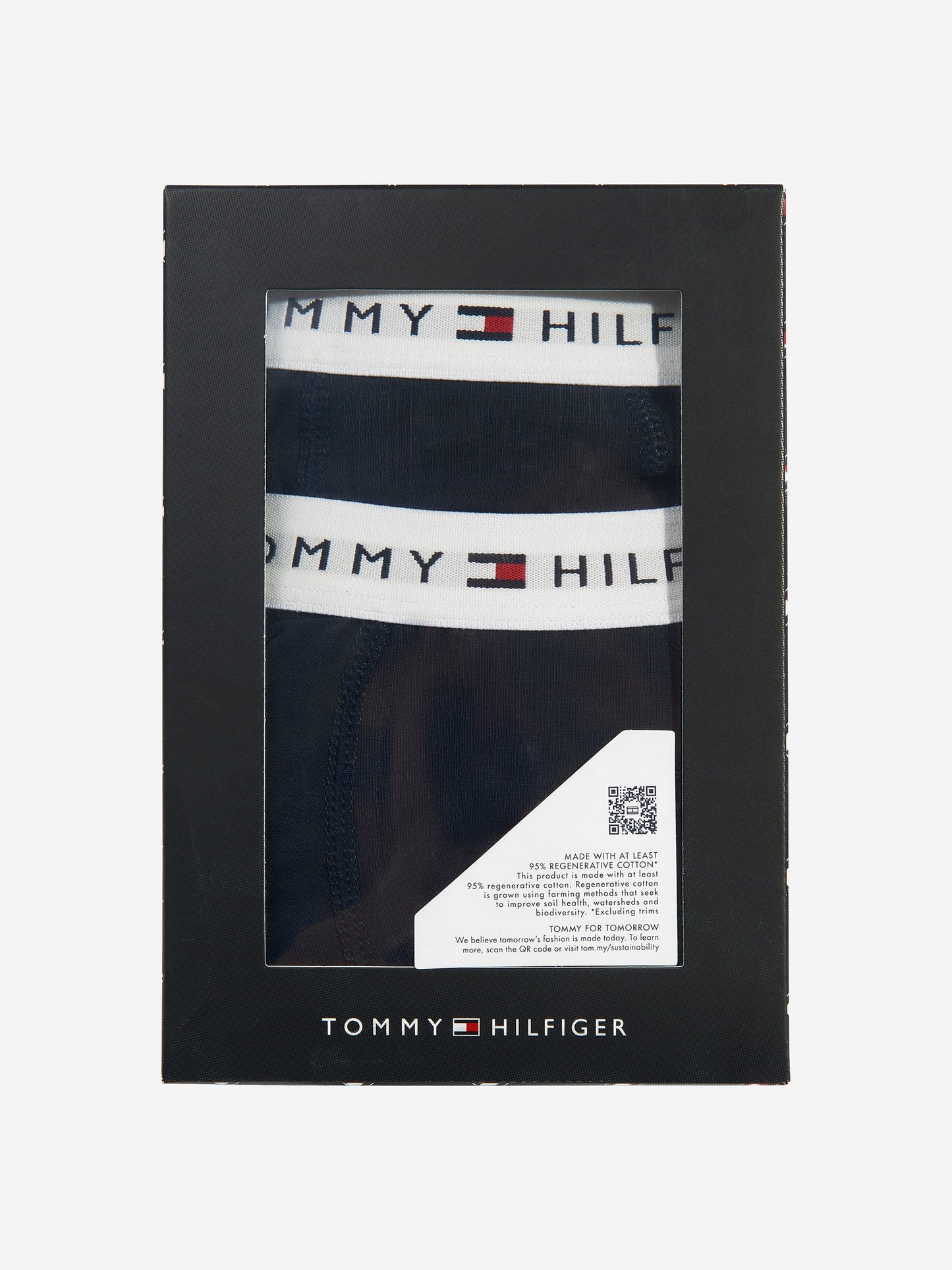Tommy Hilfiger Boys 2 Pack Boxer Shorts Set in Navy