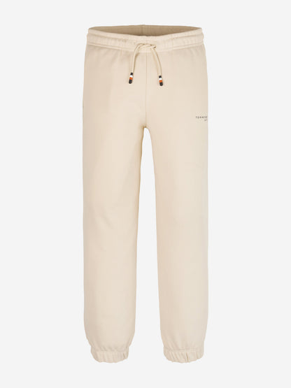 Tommy Hilfiger Kids Mini Corp Logo Joggers in Beige