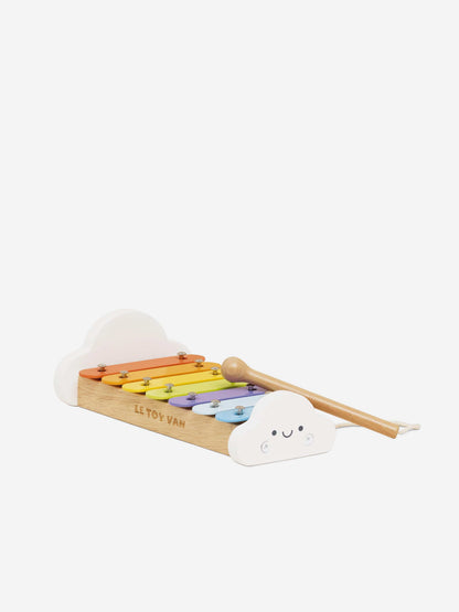 Le Toy Van Rainbow Wooden Xylophone (W:22 x D:14.5 x H:15cm)