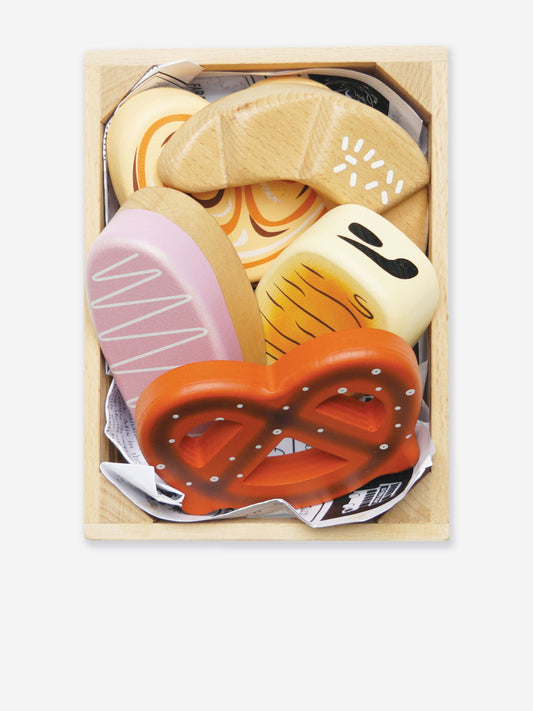 Le Toy Van Bakery & Patisserie Wooden Market Crate-6 Piece ( W:160 D:118 H:60mm