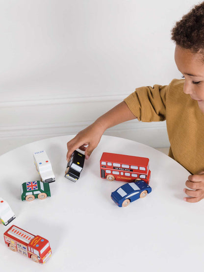 Le Toy Van London Toy Car Set-7 Piece (10 x 3 x 5cm)