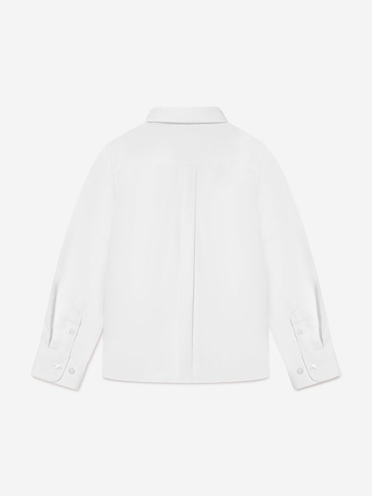 Trussardi Boys Barlog Shirt in Ivory