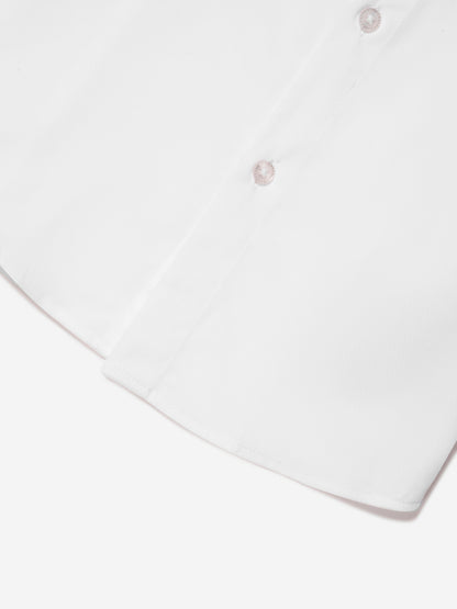 Trussardi Boys Barlog Shirt in Ivory