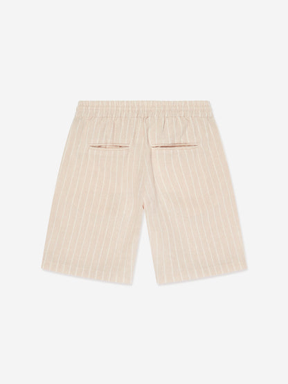 Trussardi Boys Vaplit Bermuda Shorts in Beige