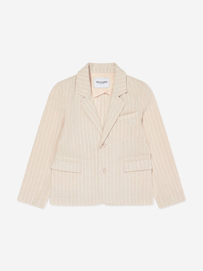 Trussardi Boys Sokel Blazer in Beige