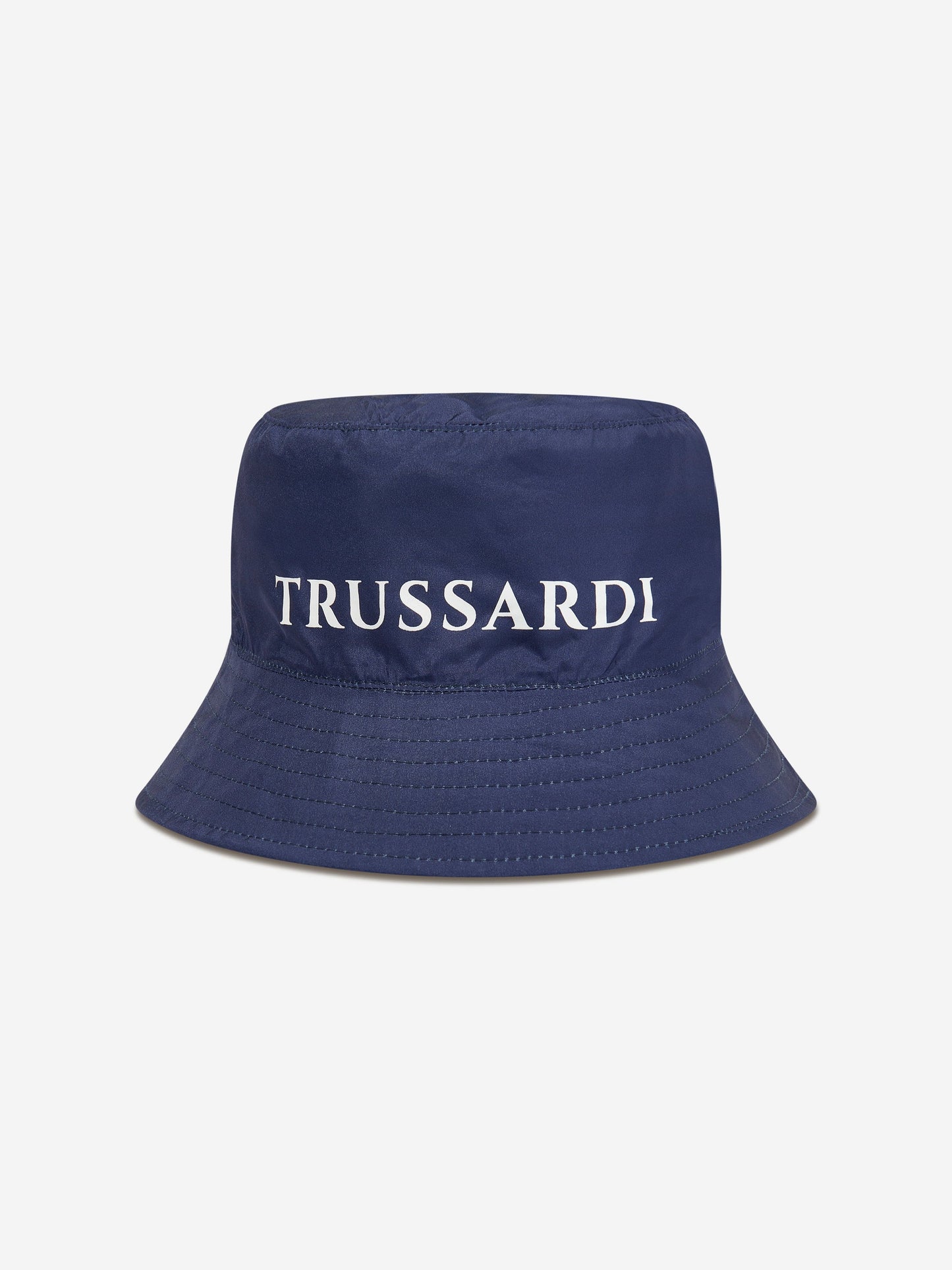 Trussardi Boys Quinsi Reversible Bucket Hat in Navy