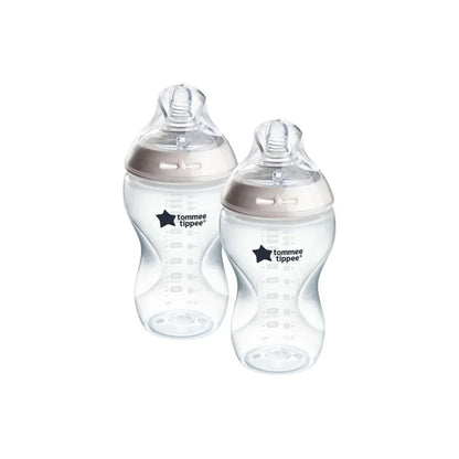 Tommee Tippee Closer to Nature Baby Bottles 340ml Pack of 2