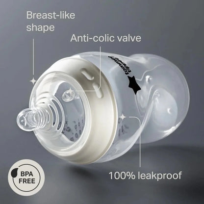 Tommee Tippee Closer to Nature Baby Bottles 340ml Pack of 2