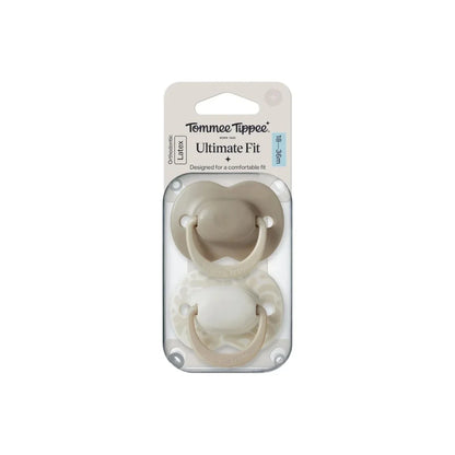 Tommee Tippee Ultra Fit Latex Soother Unisex 18-36 months Pack of 2