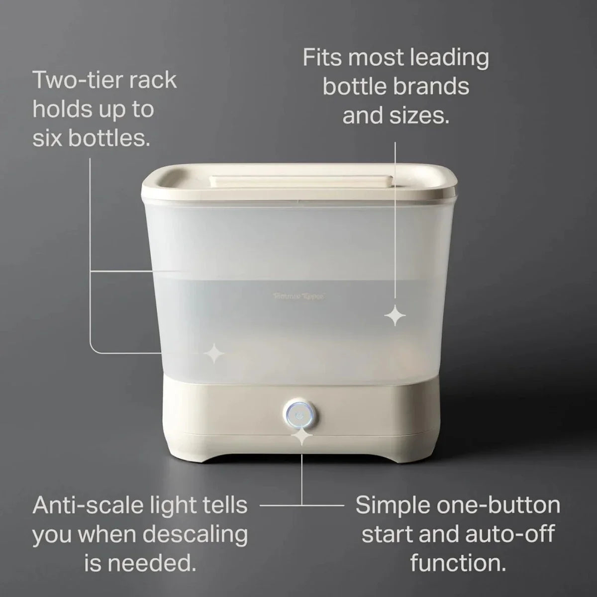 Tommee Tippee SuperSteam Electric Steam Steriliser - White