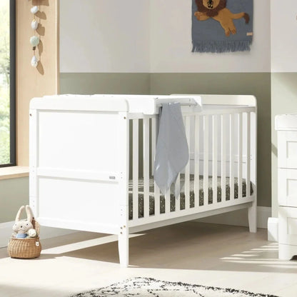 Tutti Bambini Rio 3 Piece Room Set with Deluxe Fibre Mattress - White