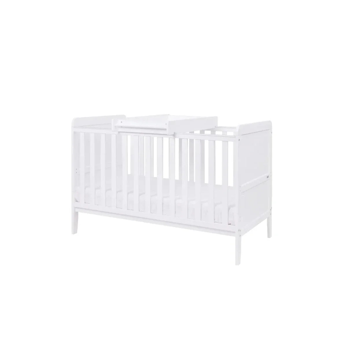 Tutti Bambini Rio 3 Piece Room Set with Deluxe Fibre Mattress - White