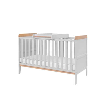 Tutti Bambini Rio 3 Piece Room Set with Pocket Sprung Mattress - Dove Grey/Honey Oak