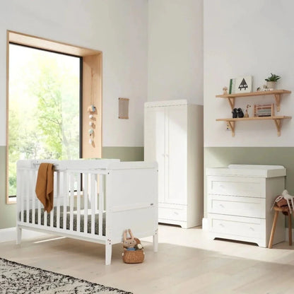 Tutti Bambini Rio 3 Piece Room Set with Sprung Mattress - White