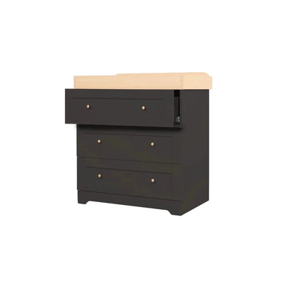 Tutti Bambini Rio 3 Piece Room Set with Sprung Mattress - Slate/Honey Oak