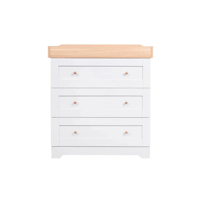 Tutti Bambini Rio 3 Piece Room Set with Sprung Mattress - Dove Grey/Honey Oak