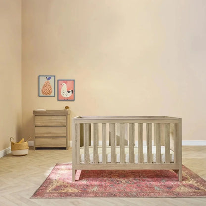 Tutti Bambini Modena 2 Piece Room Set with Pocket Sprung Mattress - Oak
