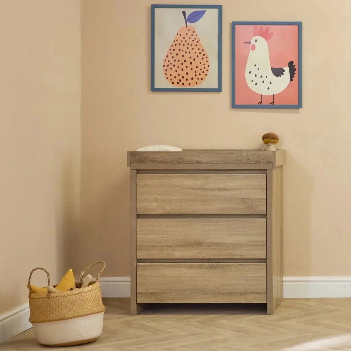 Tutti Bambini Modena 2 Piece Room Set with Pocket Sprung Mattress - Oak