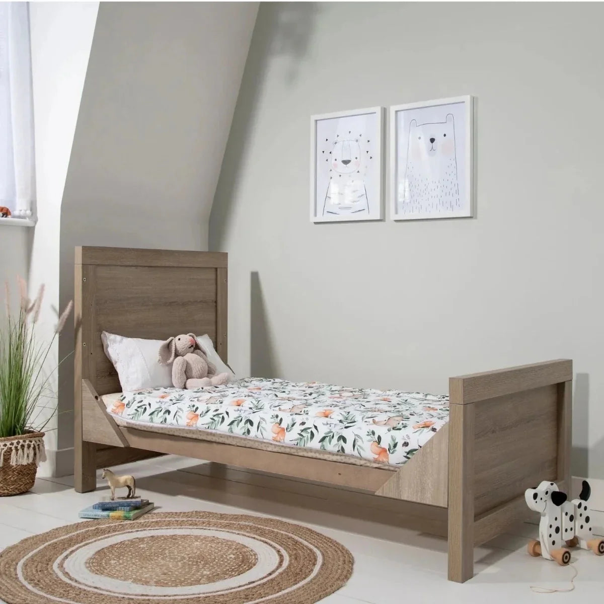 Tutti Bambini Modena 2 Piece Room Set with Pocket Sprung Mattress - Oak