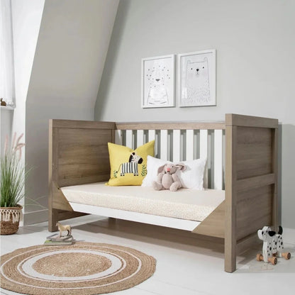 Tutti Bambini Modena 2 Piece Room Set with Pocket Sprung Mattress - White/Oak
