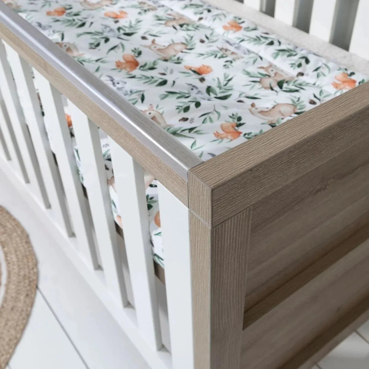 Tutti Bambini Modena 2 Piece Room Set with Pocket Sprung Mattress - White/Oak